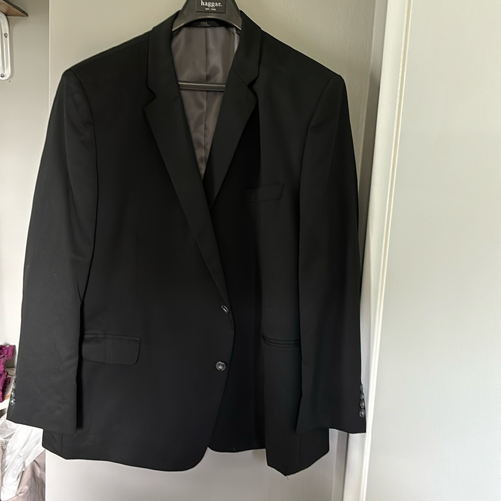 Black Haggar Suit.